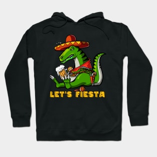 Mexican T-Rex Dinosaur Hoodie